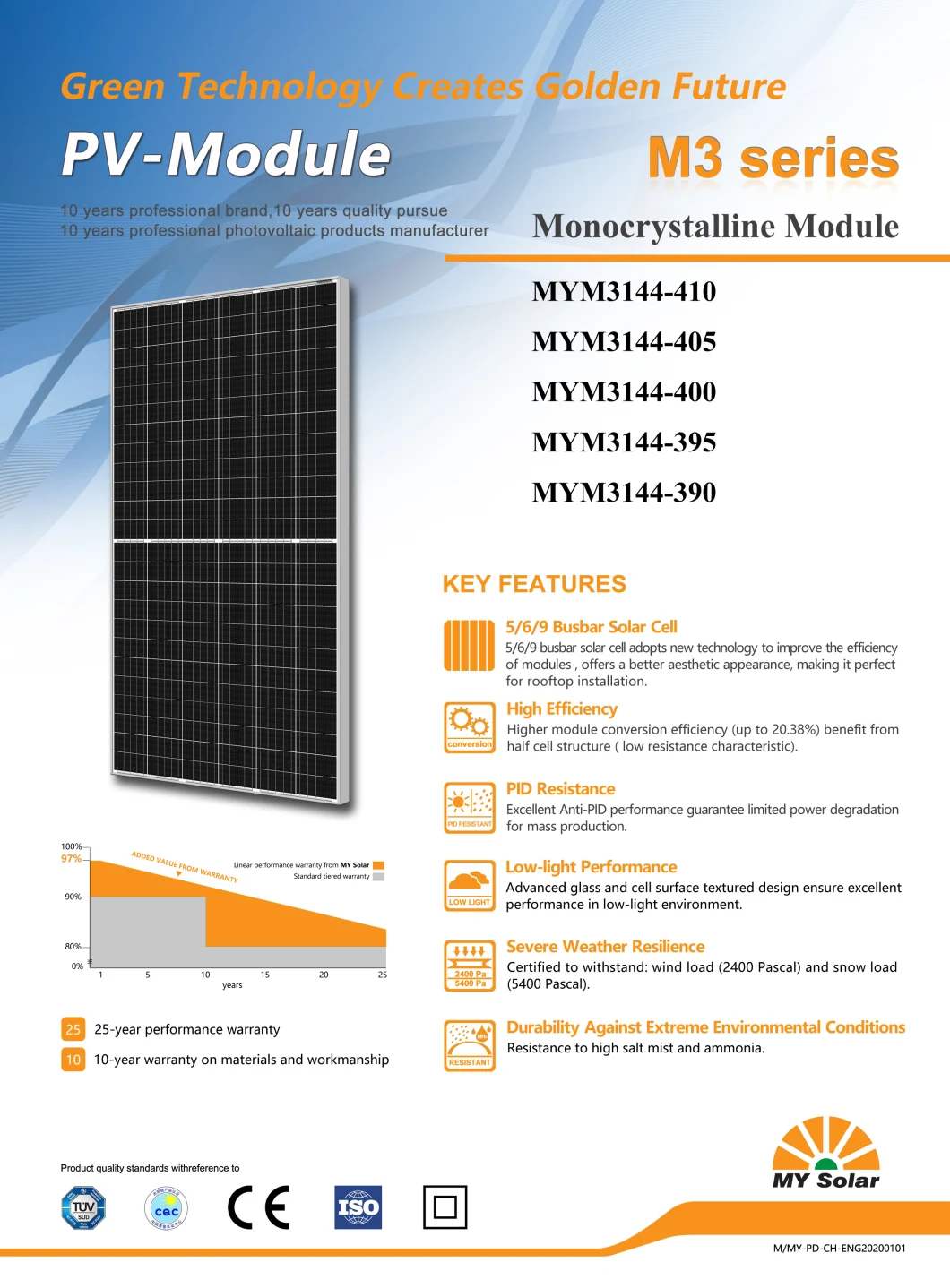 Monocrystalline PV Photovoltaic 144 Half Cells Solar Power Modules Price 390W 400W 410W Longi/Ja/Jinko/Trina/Yingli/Canadian