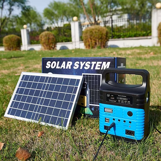 Kits d'éclairage solaire domestique tout-en-un pour système solaire domestique portable