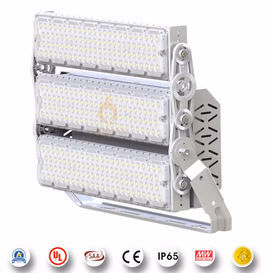 Réflecteur extérieur lumière haute puissance 750W projection LED haut mât pôle inondation stade Tennis Sport court lampe