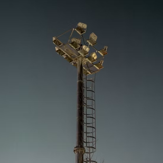 20m LED haute lampe de mât pour les prisons (BDG-0017)